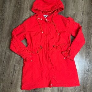 1Sunset Lane Women's Red Hooded Jacket